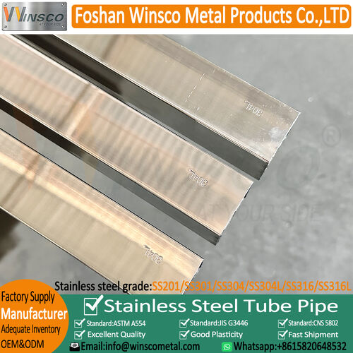 Laatste bedrijfscasus over Decorative Stainless Steel Tubes