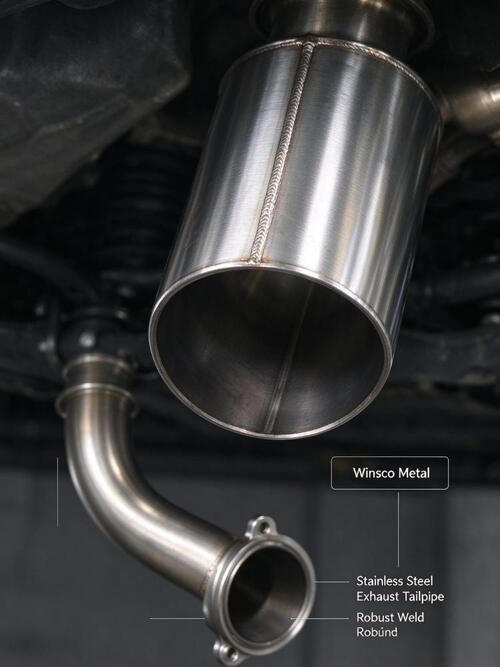 Laatste bedrijfscasus over Winsco Metal Stainless Steel Exhaust Tailpipe | Stable Weld & Excellent Bending Performance