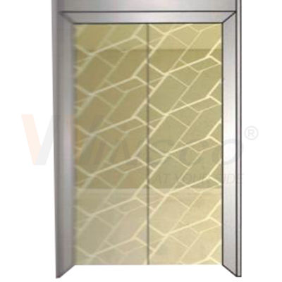 kwaliteit  Mirror Etched Elevator Stainless Steel Sheet Cold Rolled Titanium Gold fabriek
