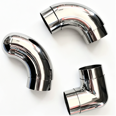 kwaliteit  SS304 SS316 Stainless Steel Stair Handrail Elbow Connector fabriek