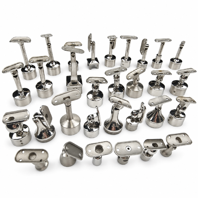 kwaliteit  SS304 SS316 Stainless Steel Handrail Bracket, Adjustable Railing Support fabriek