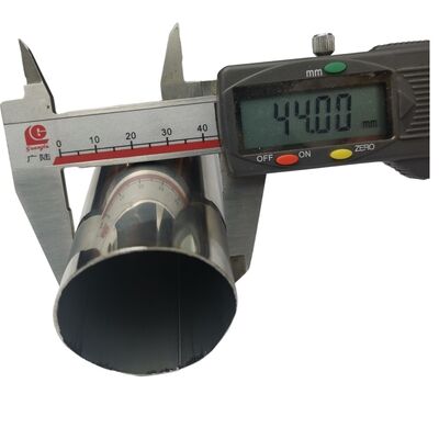 kwaliteit  1 3/4" 44.5mm Stainless Steel Round Pipe 0.4-3.0mm Wall Thickness 600 Grit Satin Finish 304 Inox Tube, 201/316L Optional fabriek