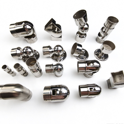 kwaliteit  304/316 Stainless Steel Adjustable Handrail Elbow, Swivel Railing Tube Connector Fittings fabriek