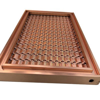 Aangepaste Specificatie het Netwerk van AISI 201 304 316 Rose Gold Stainless Steel Grid