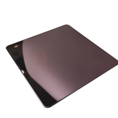 AISI Rose Gold 5x10 walste 201 het Metaal van het de Spiegelblad van de Roestvrij staalplaat 8k koud