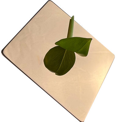 Het super Metaal van het Spiegelaisi 304 304L Rose Gold Decorative Stainless Steel Blad