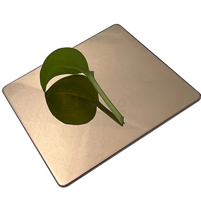 Het super Metaal van het Spiegelaisi 304 304L Rose Gold Decorative Stainless Steel Blad