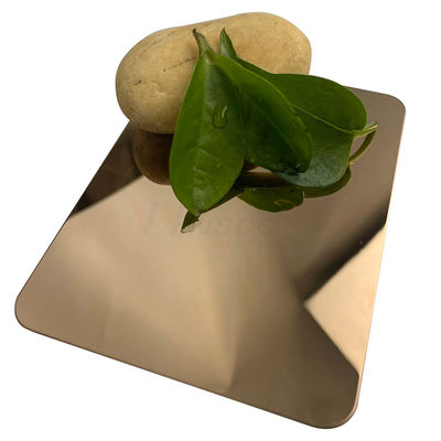 Het super Metaal van het Spiegelaisi 304 304L Rose Gold Decorative Stainless Steel Blad