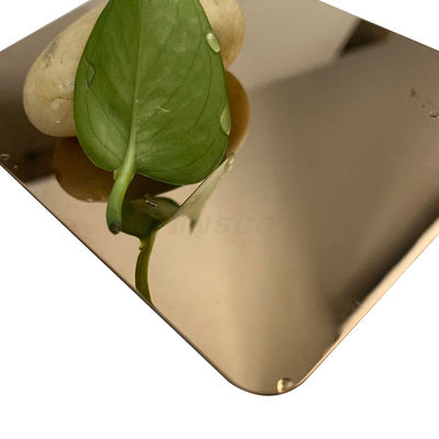 Het super Metaal van het Spiegelaisi 304 304L Rose Gold Decorative Stainless Steel Blad
