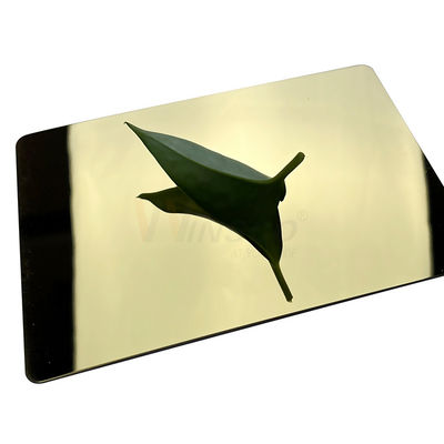 1250mm Super Blad 316 van het Spiegelroestvrije staal Titanium Gouden Deklaag