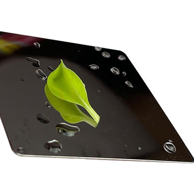 1219mm 8K Zwart Titanium 316 Blad van het de Spiegelroestvrije staal van 316L het Super voor Hoteldecoratie