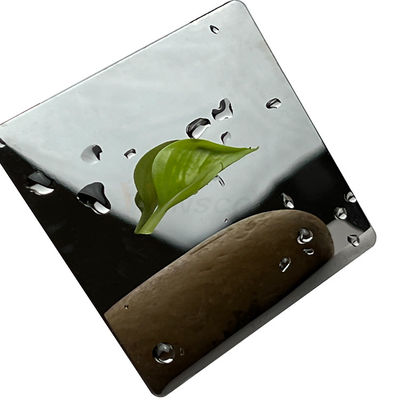 1219mm 8K Zwart Titanium 316 Blad van het de Spiegelroestvrije staal van 316L het Super voor Hoteldecoratie