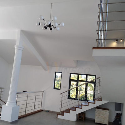 Roterend Traproestvrij staal die 10002000mm Glas Inox 201 Rang omheinen 304 316