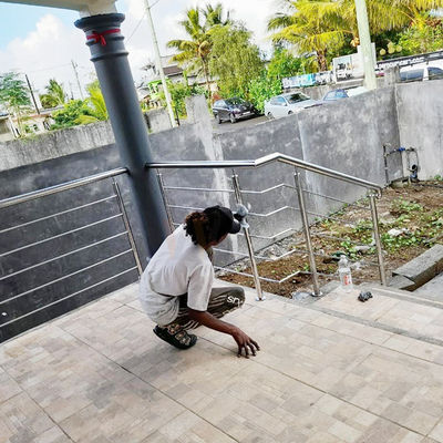 Hairline Trap 201 304 van Roestvrij staalinox 316 Leunings Modern Ontwerp
