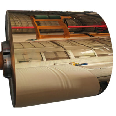 304 316 de Spiegelroestvrij staal Koudgewalste Rollen van ASTM 201 met PVD Rose Gold Coating
