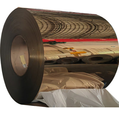 304 316 de Spiegelroestvrij staal Koudgewalste Rollen van ASTM 201 met PVD Rose Gold Coating
