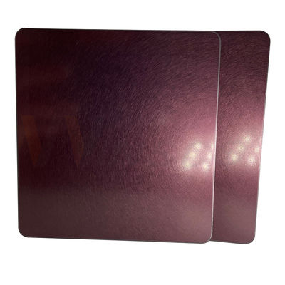 4x10 decoratief Roestvrij staal Blad Koudgewalste Rose Gold Vibration