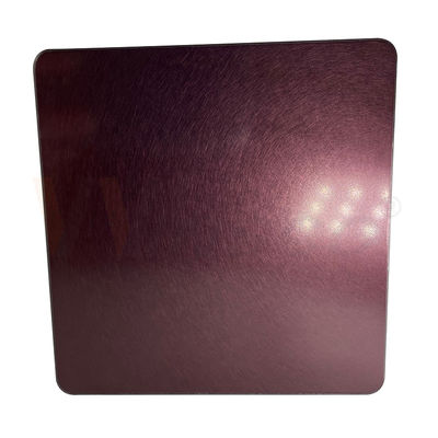 4x10 decoratief Roestvrij staal Blad Koudgewalste Rose Gold Vibration