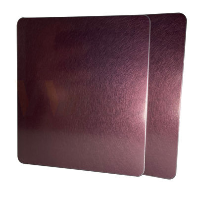 4x10 decoratief Roestvrij staal Blad Koudgewalste Rose Gold Vibration