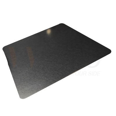 De hoge Trilling van het Hardheids Zwarte Titanium beëindigt Hairline Roestvrij staal 304