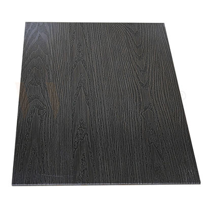 10001500mm Koude van de de Boomhuid van het Manier Zwarte Titanium Chemische Geëtste Decoratieve het Roestvrije staalcomités