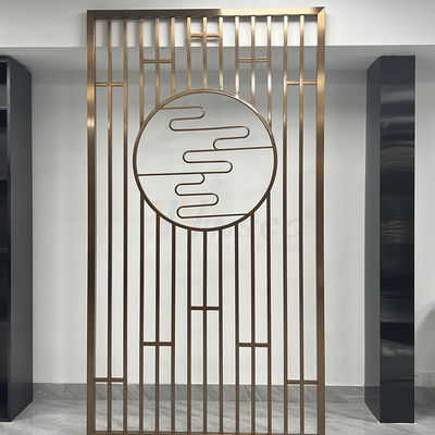 Decoratieve 1250mm van de de Verdelingslaser van het Roestvrij staalscherm van het de Besnoeiingshotel de Zaal van het het Restaurantmetaal Verdeler