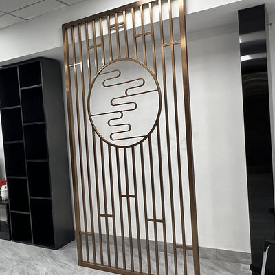 Decoratieve 1250mm van de de Verdelingslaser van het Roestvrij staalscherm van het de Besnoeiingshotel de Zaal van het het Restaurantmetaal Verdeler