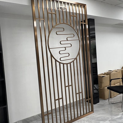 Decoratieve 1250mm van de de Verdelingslaser van het Roestvrij staalscherm van het de Besnoeiingshotel de Zaal van het het Restaurantmetaal Verdeler