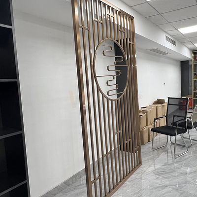 Decoratieve 1250mm van de de Verdelingslaser van het Roestvrij staalscherm van het de Besnoeiingshotel de Zaal van het het Restaurantmetaal Verdeler