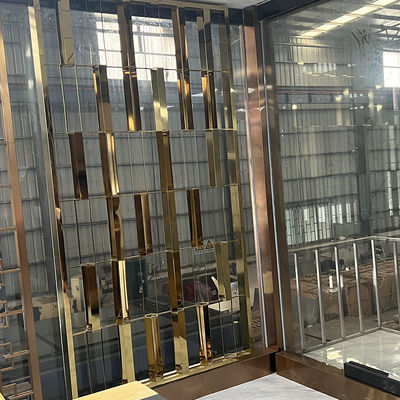 Metalen titanium schermpartitie van roestvrij staal
