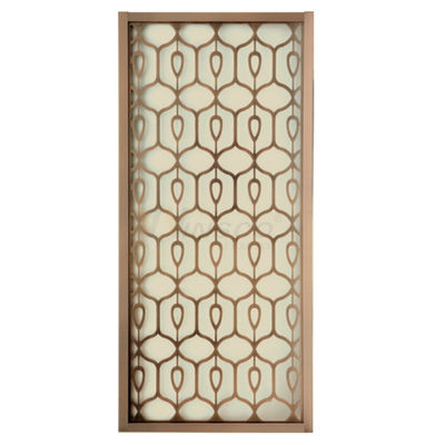 1219mm Verdeler van de de Verdelings de Binnenlandse Woonkamer van het Roestvrij staalscherm voor de Decoratie van de Luxevilla
