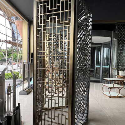 Van het de Verdelingsontwerp van de hotelhal de Verdeler van de het Roestvrije staalmuur