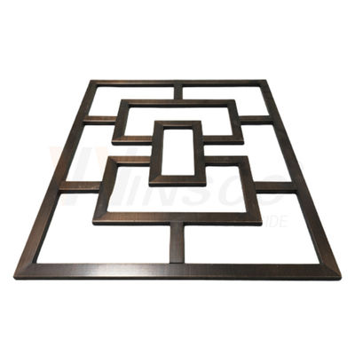 Decoratieve roestvrijstalen metalen fabricage Metalen wandpanelen Room Divider 201 304 316 Grade
