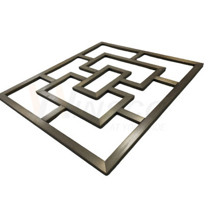 CNC van de douanelaser Machinaal gesneden Natuurlijke het Metaalvervaardiging van Handcrafted Inox van de Huisdecoratie