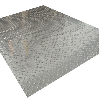 de 20mm1250mm In reliëf gemaakte van de de Oppervlakterijst van het Roestvrij staalblad 2b van de de Korrelvorm Antislipplaat