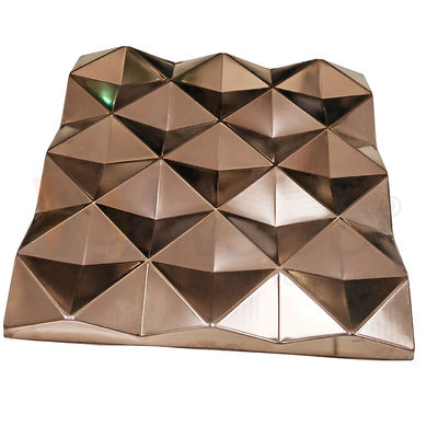 4x8 in reliëf gemaakt Roestvrij staalblad AISI 201 304 316 Rose Gold Brushed Ornamental