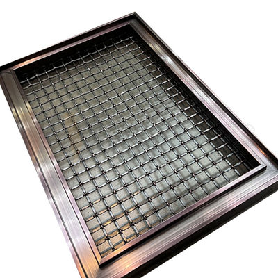 Het Roestvrije staal Decoratieve Draad Mesh Panels 201 van de koffiekleur Rang 304 316
