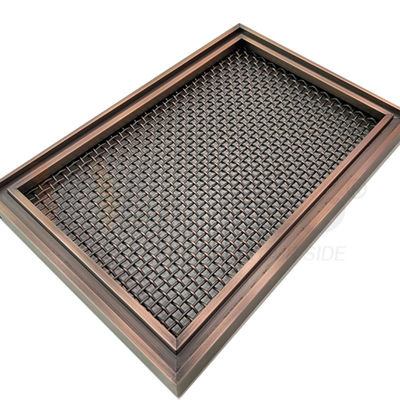 Geel Decoratief de Draadnetwerk AISI 201 304 van het Bronsroestvrije staal Architecturale 316