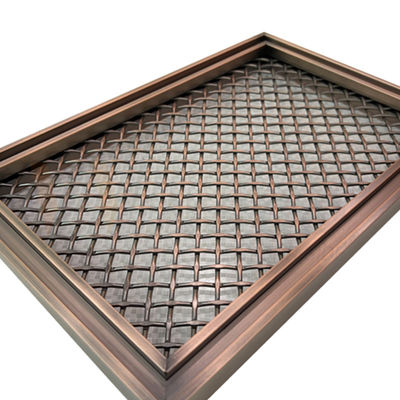 Van de het Netpvd Kleur van de ruitvorm het Decoratieve Roestvrije staal Mesh For Home Decoration