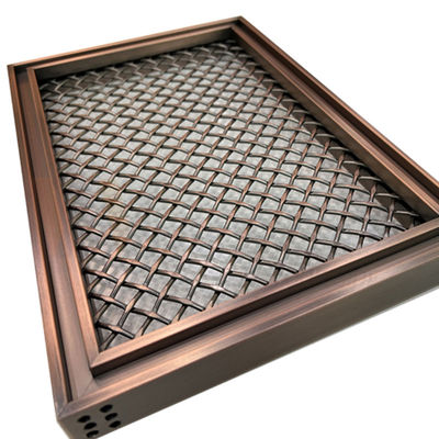 Van de het Netpvd Kleur van de ruitvorm het Decoratieve Roestvrije staal Mesh For Home Decoration