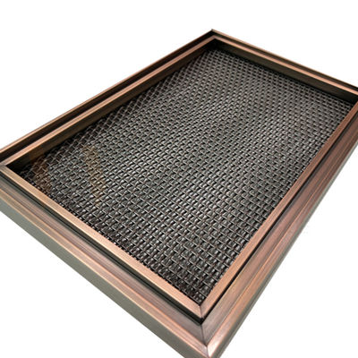 Modern van het het Duidelijke Weefselroestvrije staal van het Metaalontwerp de Draadnetwerk 0.5mm8mm PVD-Deklaag