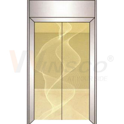 0.8mm het Goud van de het Bladspiegel van het Liftroestvrije staal etste 4x8ft
