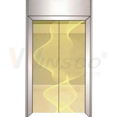 0.8mm het Goud van de het Bladspiegel van het Liftroestvrije staal etste 4x8ft