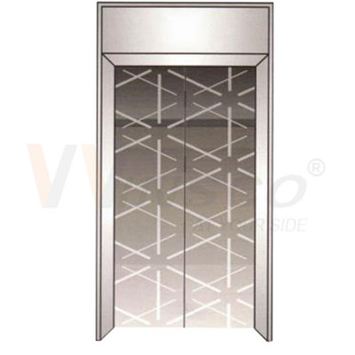 2mm het Bladgrey color mirror finished metal Geëtst Patroon van het Liftroestvrije staal