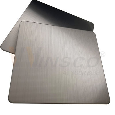 316 Hairline Roestvrij staalblad Super Decoratieve SS 201 304 met Grey Color