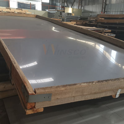 Tisco 0,7 mm 4Ftx8Ft 2B roestvrij staal plaat 1220mmx2440mm SS metaalplaten molen Afgerond