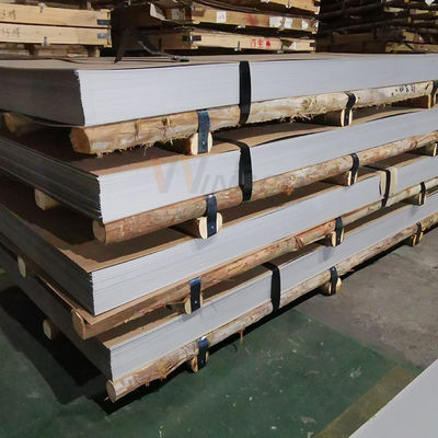 Tisco 0,7 mm 4Ftx8Ft 2B roestvrij staal plaat 1220mmx2440mm SS metaalplaten molen Afgerond