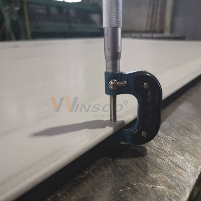 No.1 beëindigde 1220mmx4000mm Warmgewalste Roestvrij staalplaat