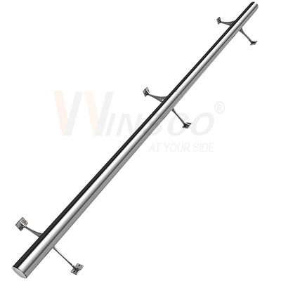 42.4mm 48.3mm 63.5mm Roestvrij staal Inox om Pijp Opgepoetste Matt Colored Surface Foot Rail-Buis 201 304 316
