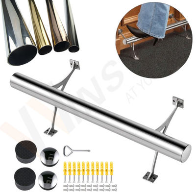 42.4mm 48.3mm 63.5mm Roestvrij staal Inox om Pijp Opgepoetste Matt Colored Surface Foot Rail-Buis 201 304 316